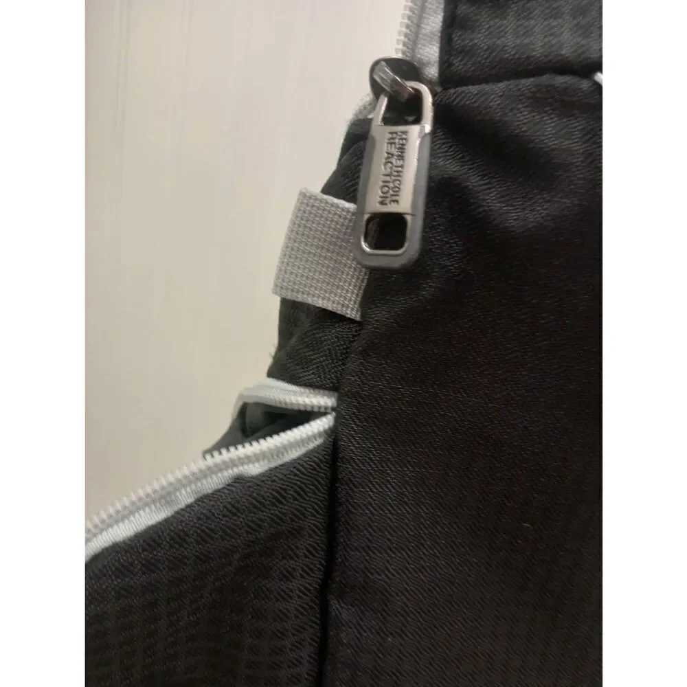 Kenneth Cole reaction, hang up, fold up, black, travel cosmetic- toiletry bag.